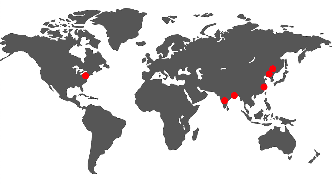 An annotated map